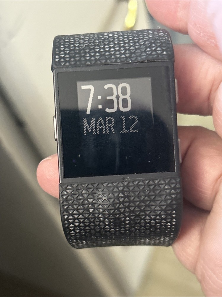 Fitbit Surge Wristband Activity Tracker, Large - Black