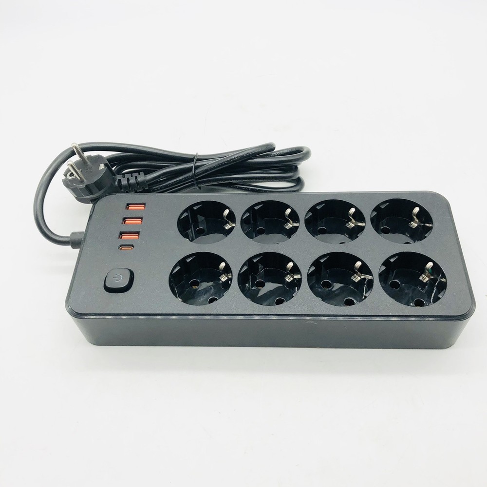 Socket with USB Berker Socket Type C (Max. 5 V / 2 A / 2200W),1.8m Cubic Socket