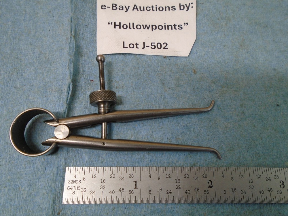 Starrett No. 274 Toolmakers' Inside Caliper Small 2-1/4" w Solid Screw Nut J502