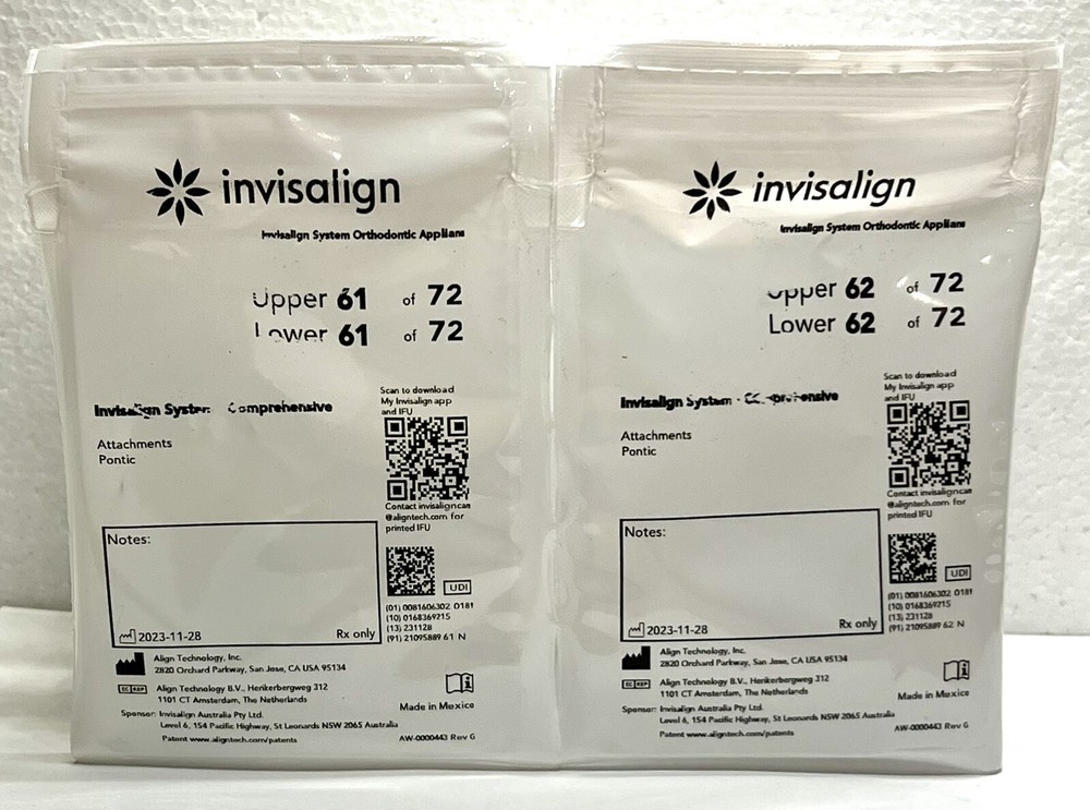 INVISALIGN Teeth Aligners Clear Braces Retainers, Arts & Craft Projects Only