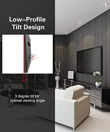 Mount Plus MP-NS400 No Stud Tilt TV Wall | Quick Studless 1 Pack