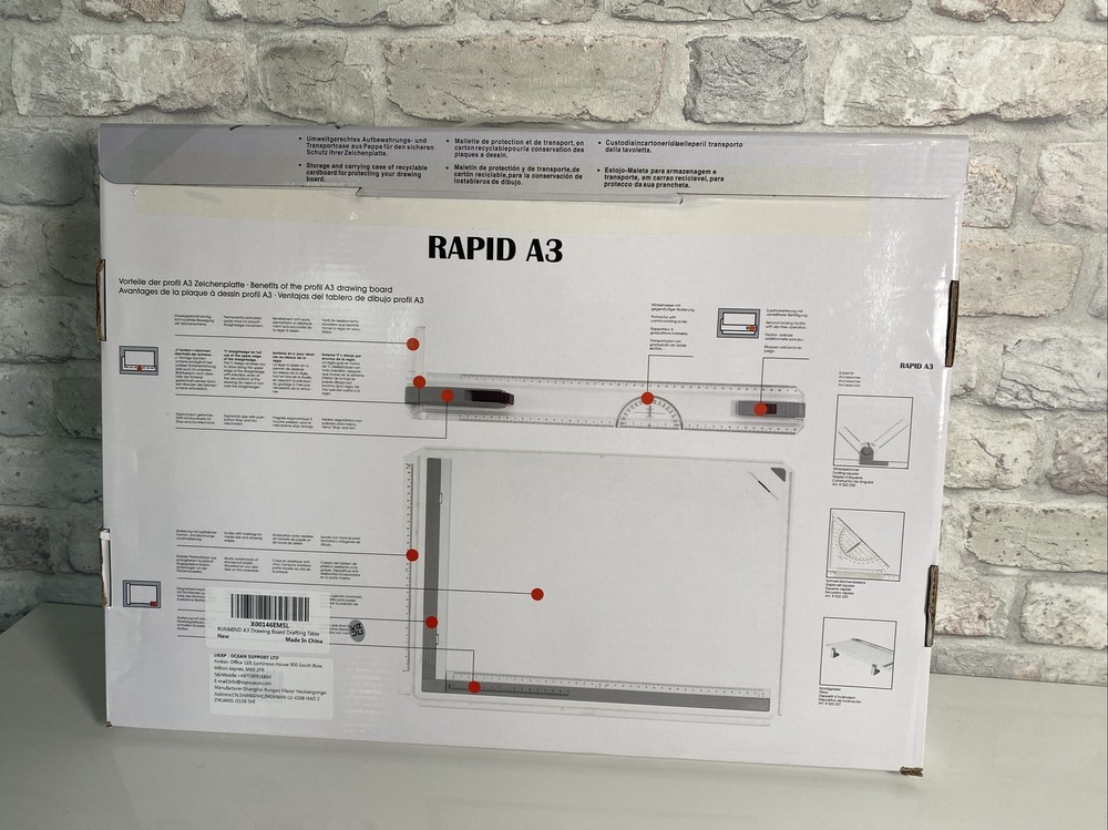 Rapid A3 Drawing Board Drafting Table Multifunctional Drawing Board Boxed