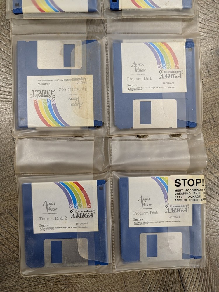 Commodore Amiga Hard Disks-Multiple Programs-Selling As Is