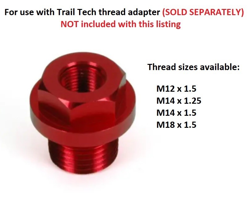 Trail Tech V300-003 Temperature Probe Sensor Unit - Oil Sump Bolt Mount