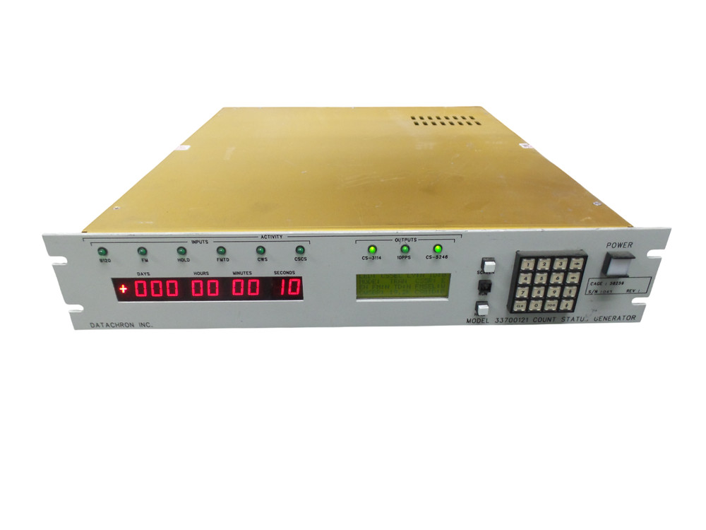 Datachron Model 33700121 Count Status Generator - Free Shipping