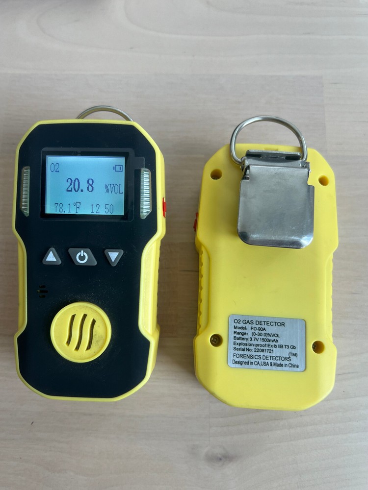 Oxygen Detector 0-30% Forensic Detectors FD-90A