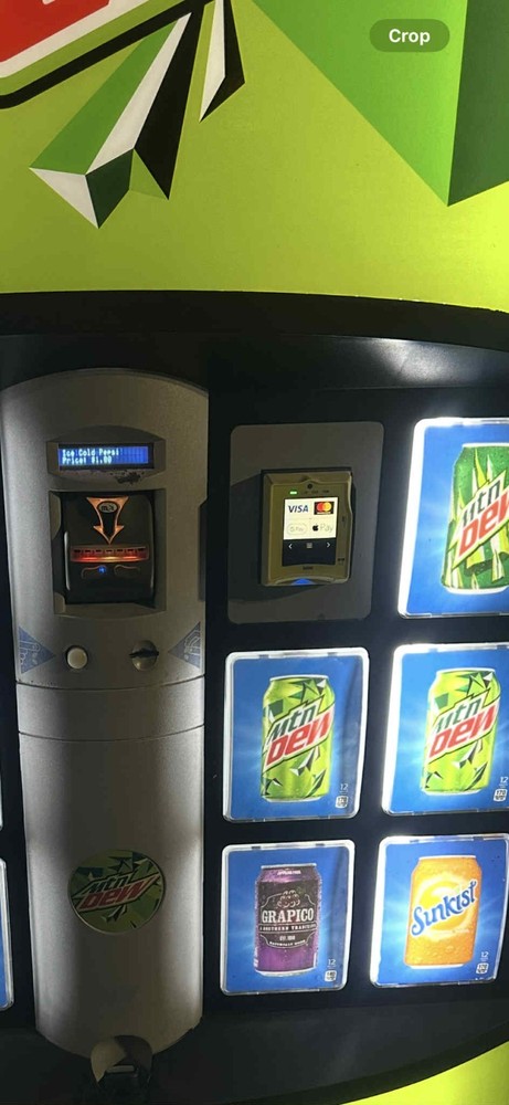 VENDO DIXIE NARCO HVV CREDIT CARD BUTTON REPLACEMENT