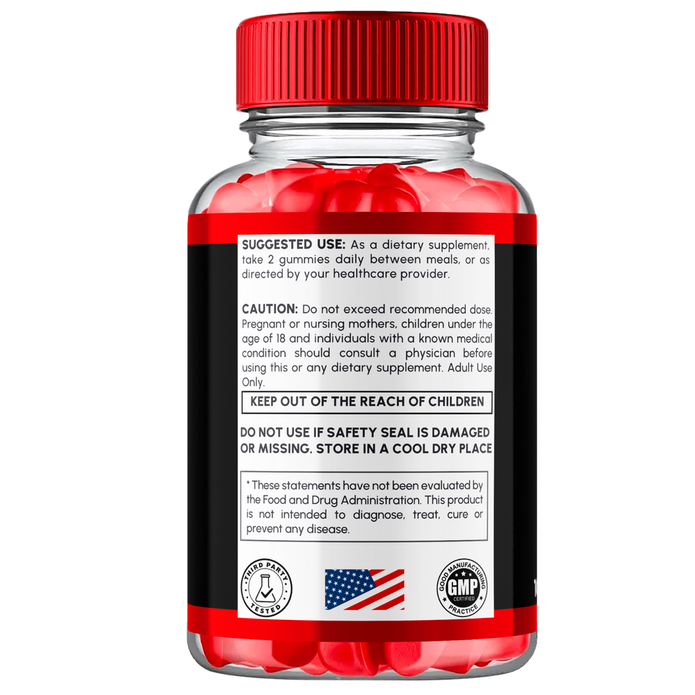 (2 Pack) Alpha Bites Male Gummies Advanced Performance and Stamina (120 Gummies)