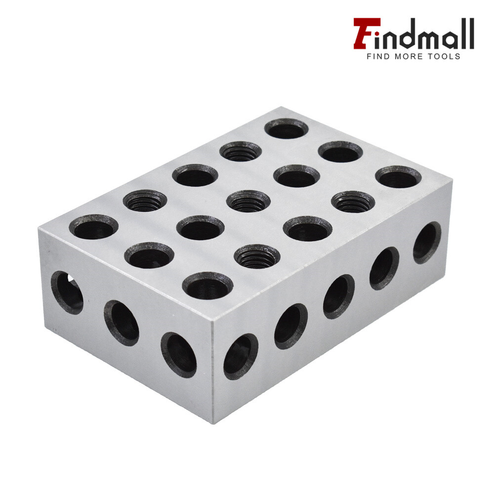 1 Matched Pair 2-4-6 Blocks 23 Holes .0002" Machinist Precision 246 Jig 2 4 6