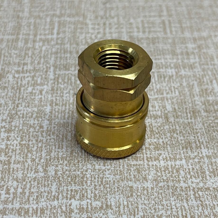 BE 85.300.102 Brass Coupler Quick Connect 1/4"