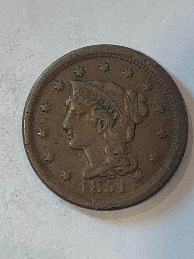 1851   Large Cent