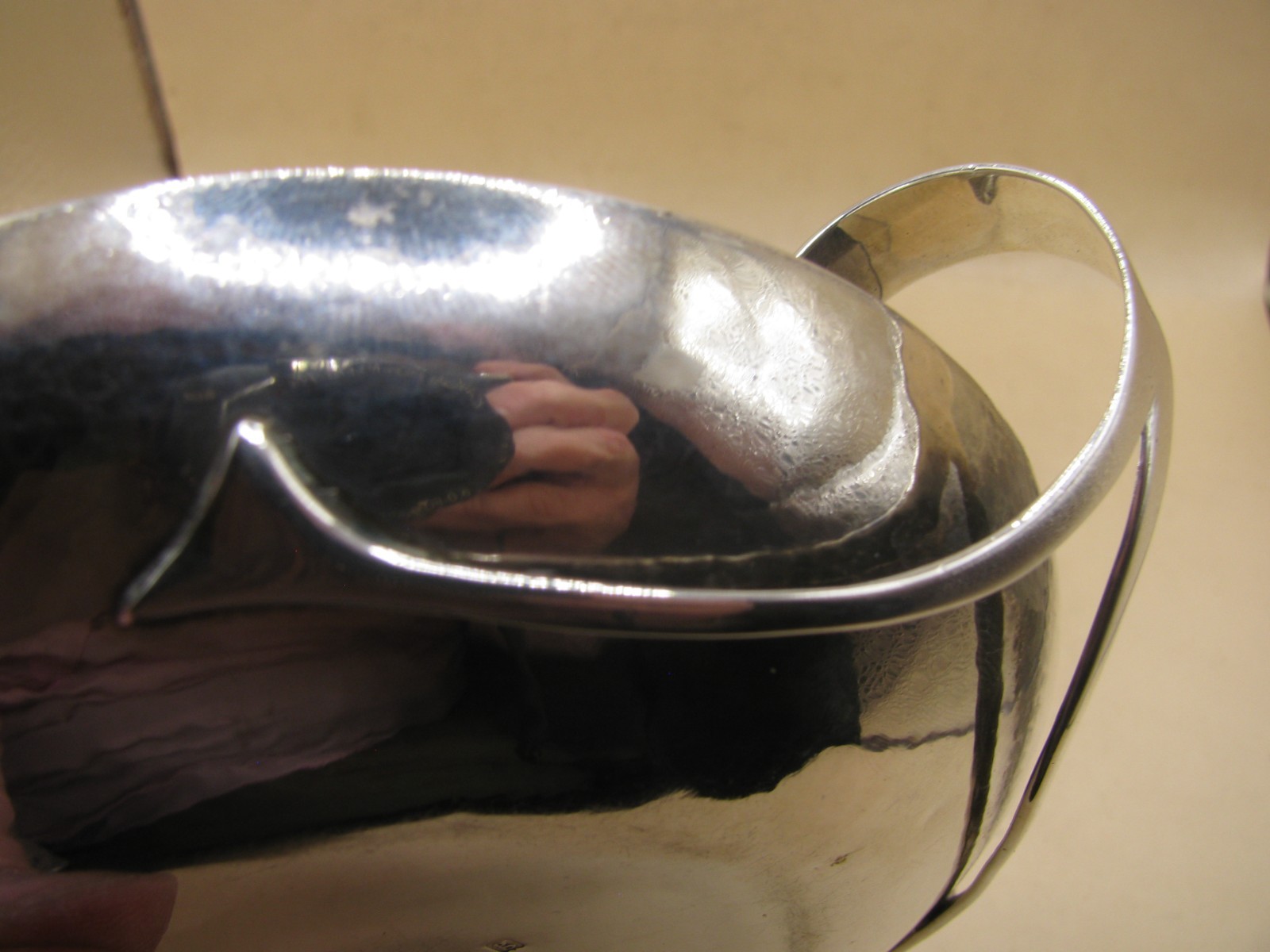 Birmingham 1906 Sterling Silver Arts & Crafts LIBERTY & CO Twin Handle Bowl