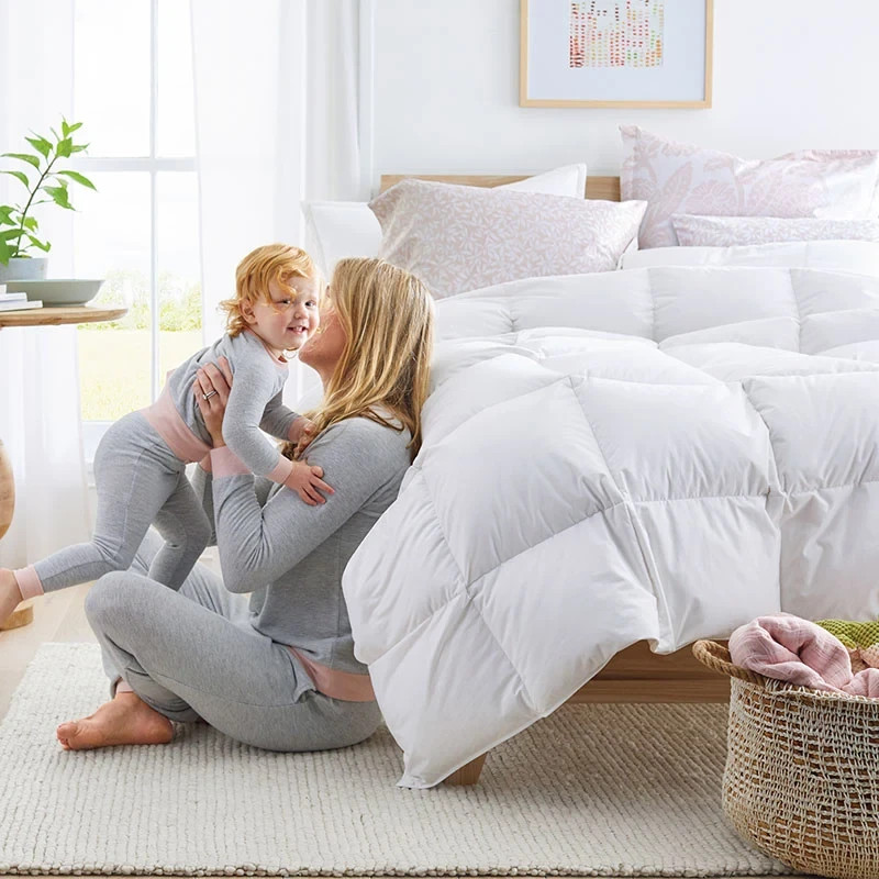 New, LaCrosse Premium Down Light Warmth Comforter - White