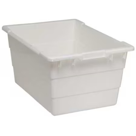 Quantum Storage Systems Tub2417-12Wt Cross Stack Storage Container, 14.4 Gal,