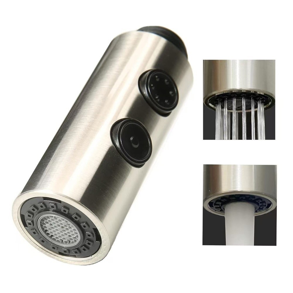 Replacement Kitchen Faucet Pull Out Spray Head with Two Spray Mode Options