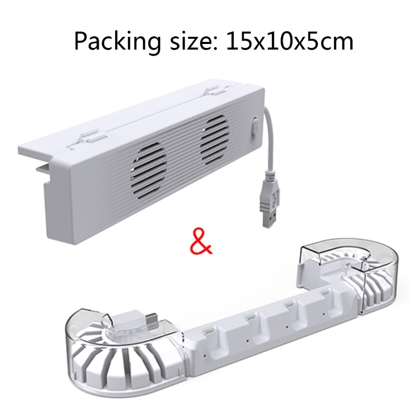 Controller Charging Dock Storage Base with Game Card Slots for Switch OLED