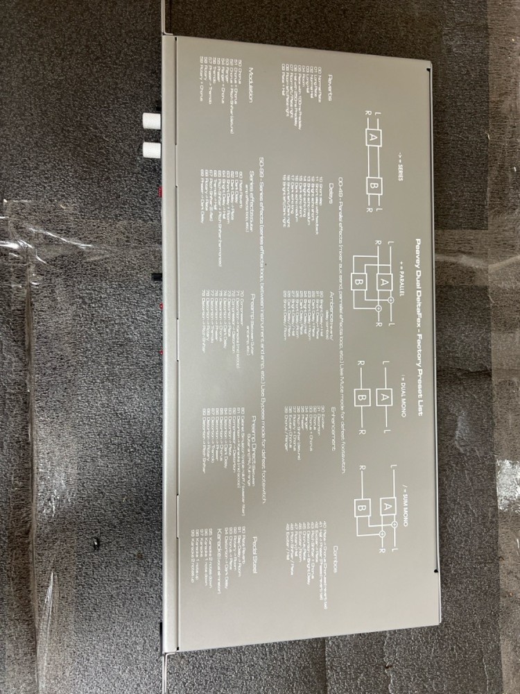 *VERY CLEAN*PEAVEY DDF2 MULTI EFFECTS PROCESSOR (R7A008667)