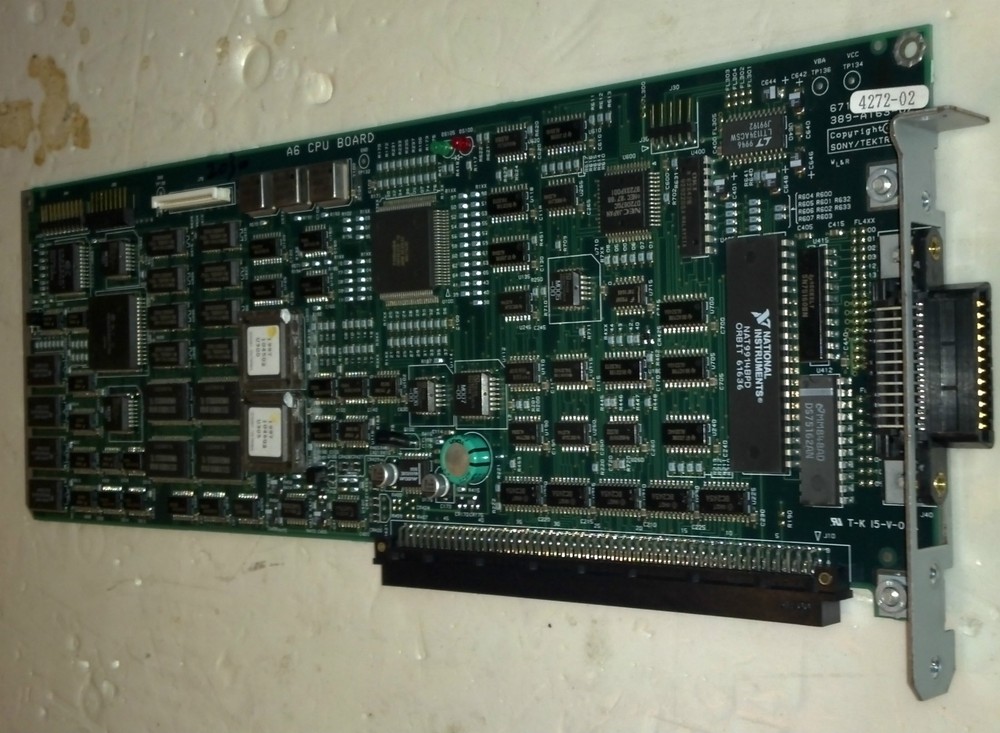 Tektronix 671-4272-02 A6 CPU Board PCB for Tek DG2030 Data Generator