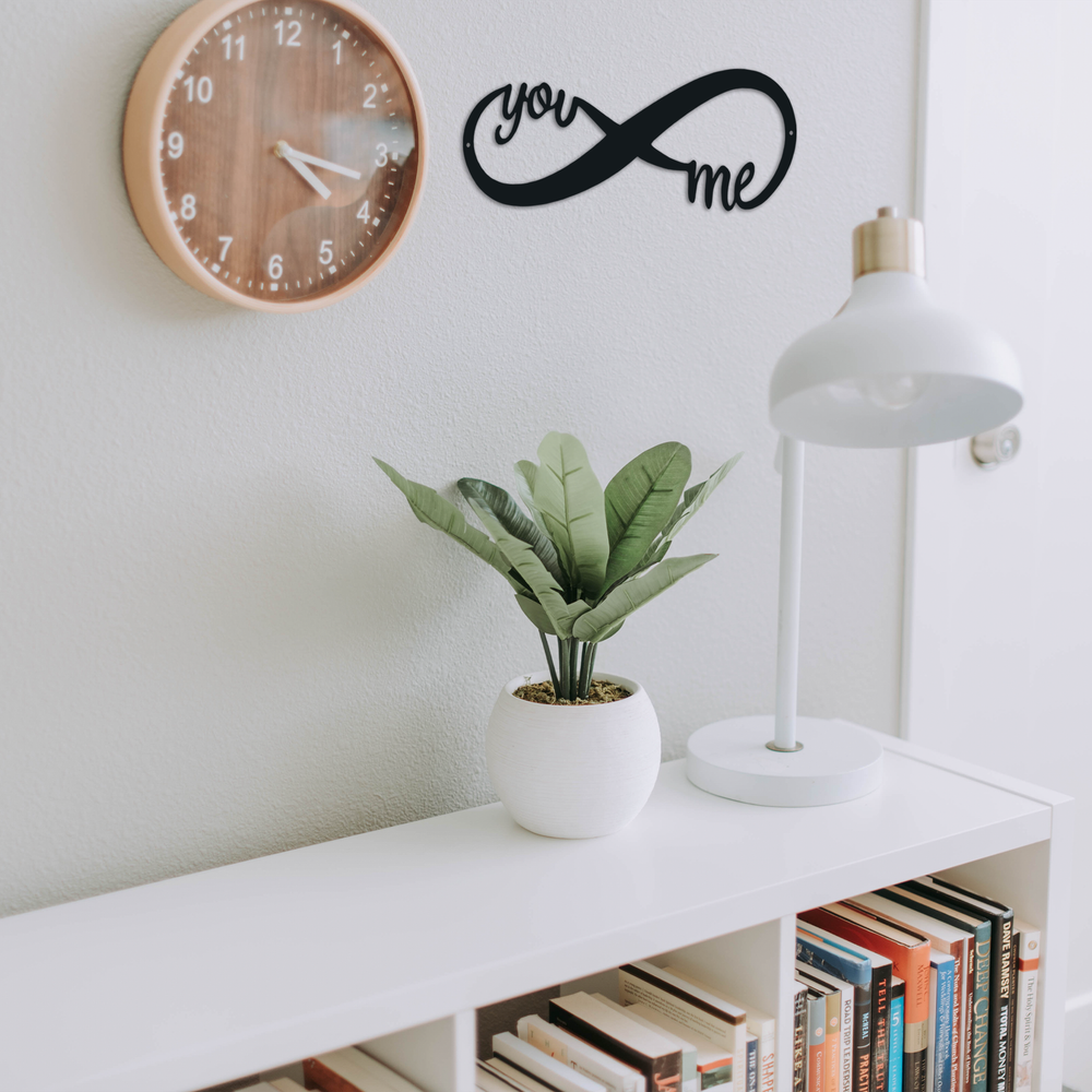 You and Me Infinity - Metal Wall Art