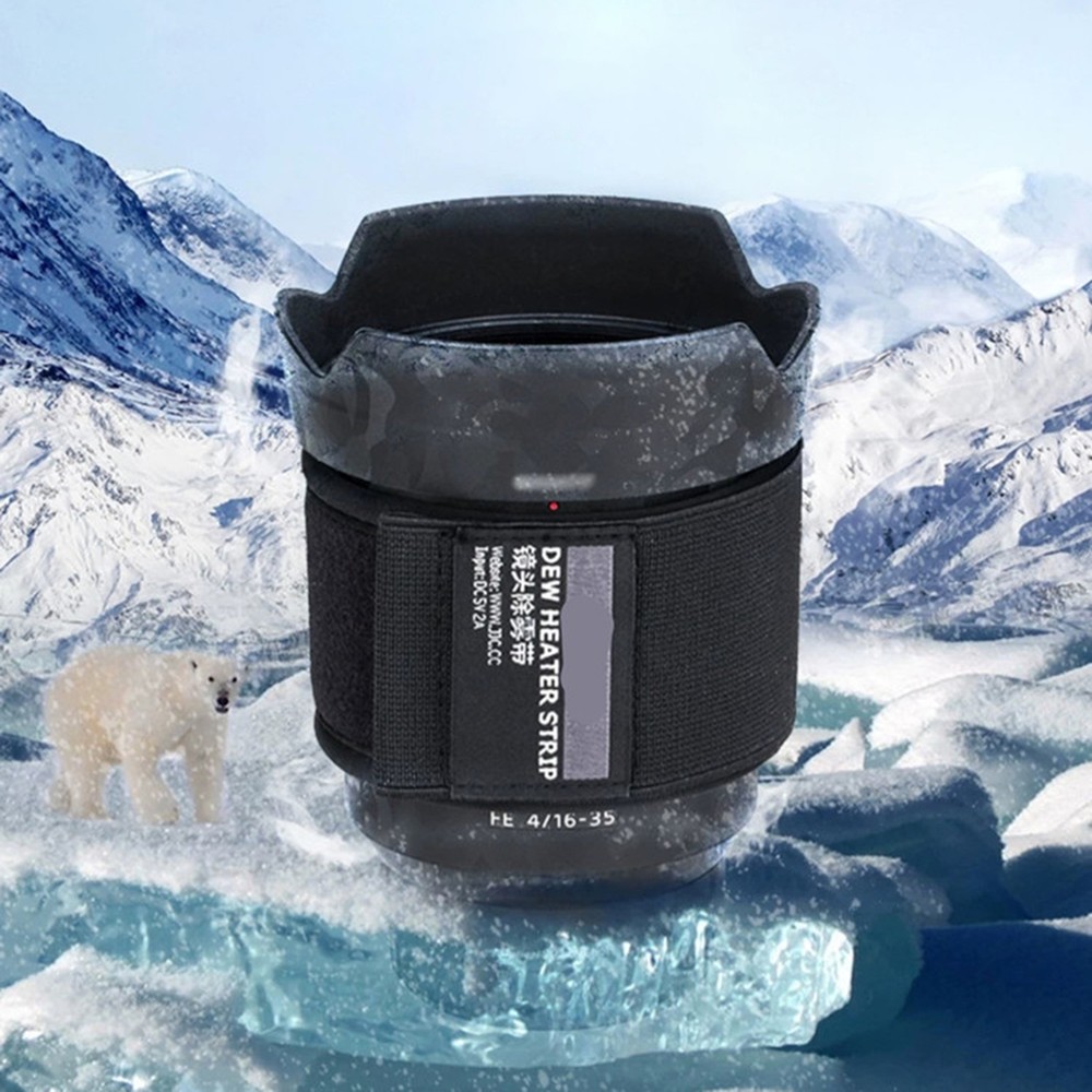 USB Dew Heating Strip with 3 Heat Settings Temperature Controller for Camera Len