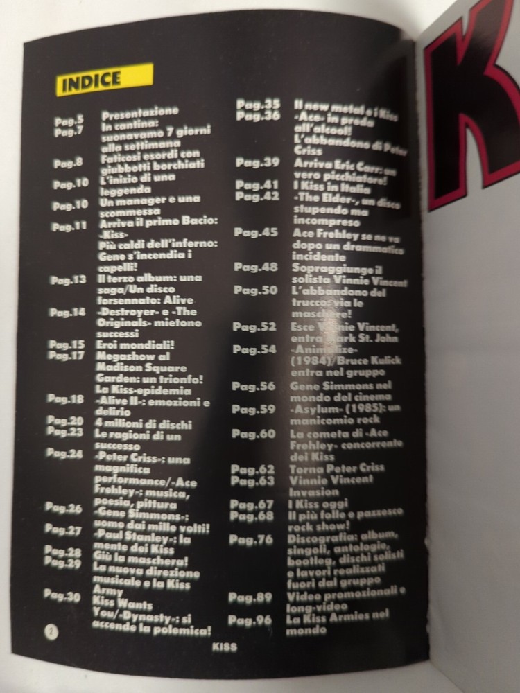 Kiss - by Paolo Piccini - 1987 - Italian Import - Complete with card!