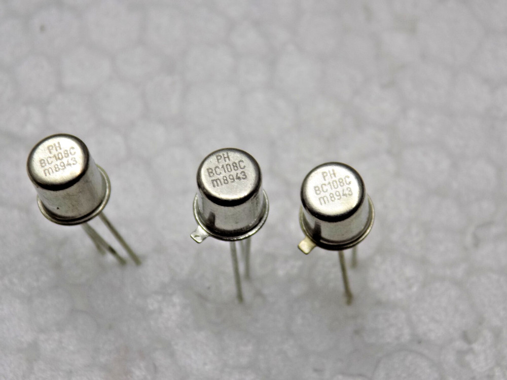20x BC108C PHILIPS TRANSISTOR NOS