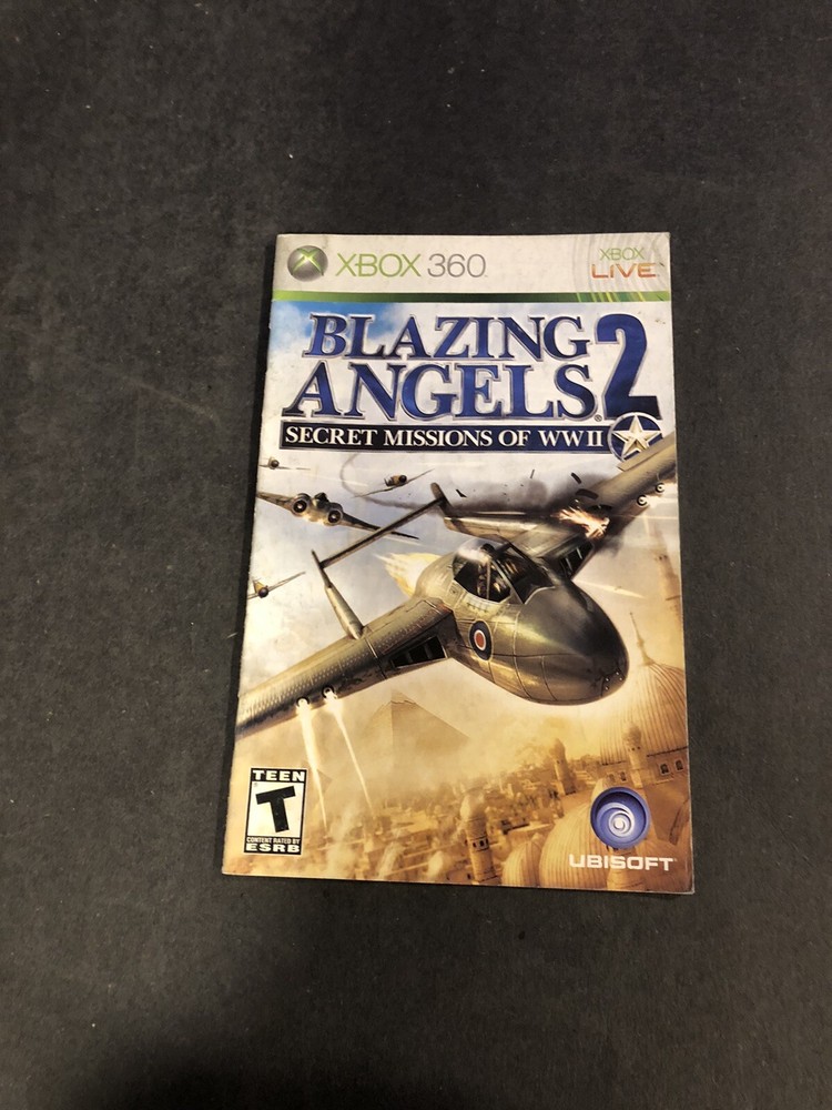 blazing angels 2 xbox 360 Manual Only