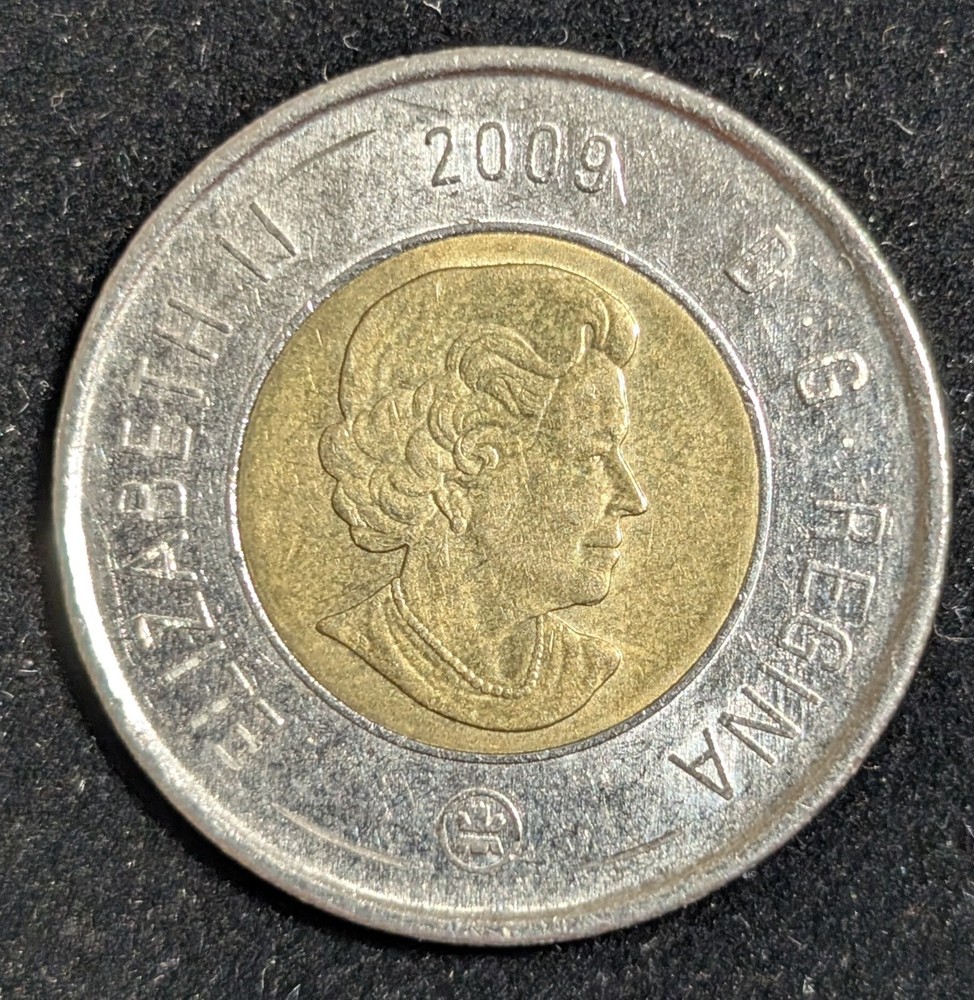 2009 Canada 2 Dollars Circulated KM# 837