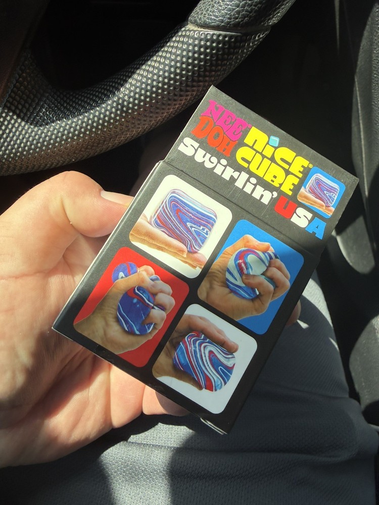 NeeDoh Nice Cube Swirlin' USA
