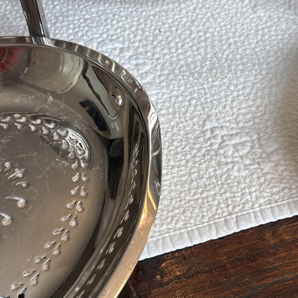 Walker & Hall Sheffield Silverplate Roll Top Buffet Server Dome Dish 11.5”