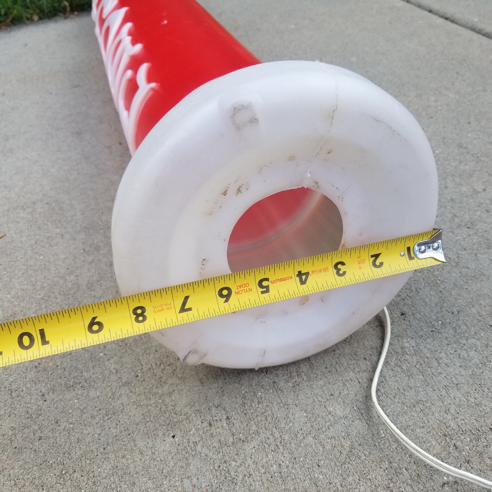 Vintage Empire Noel Candle Blow Mold Christmas Outdoor Light 43"