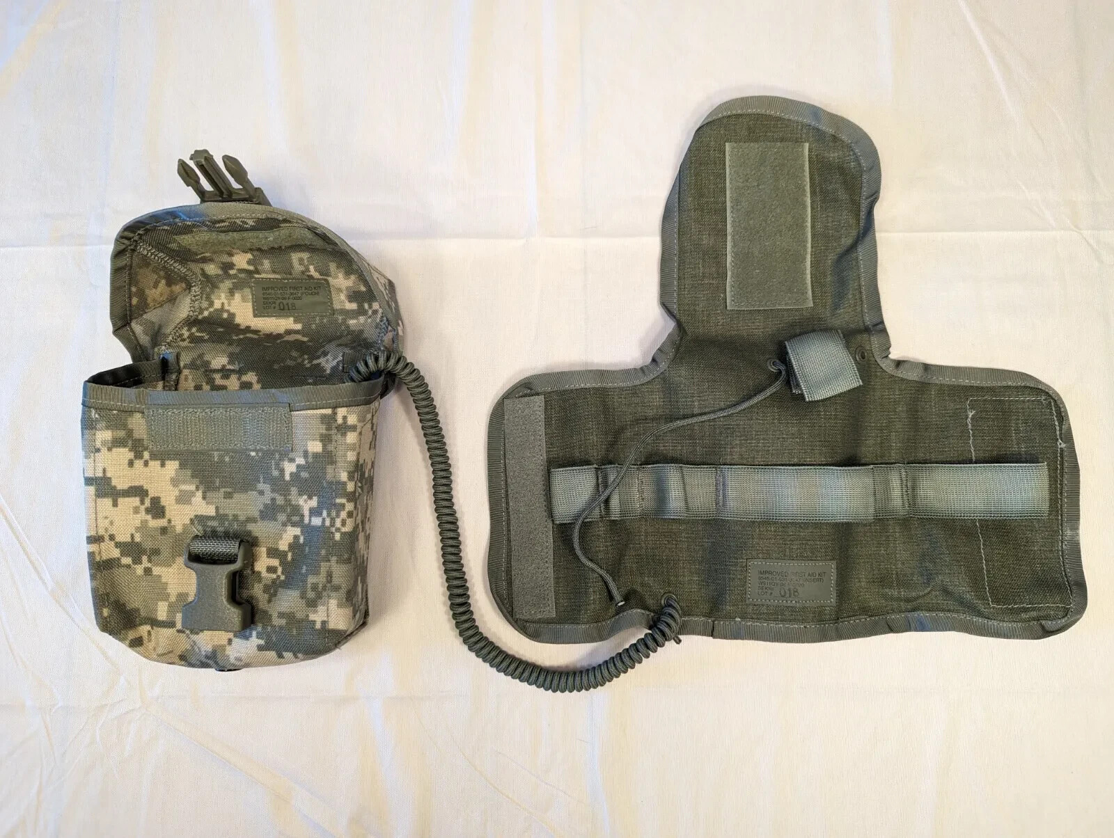US Army ACU Molle IFAK First Aid Pouch with Insert - No Contents EXCELLENT
