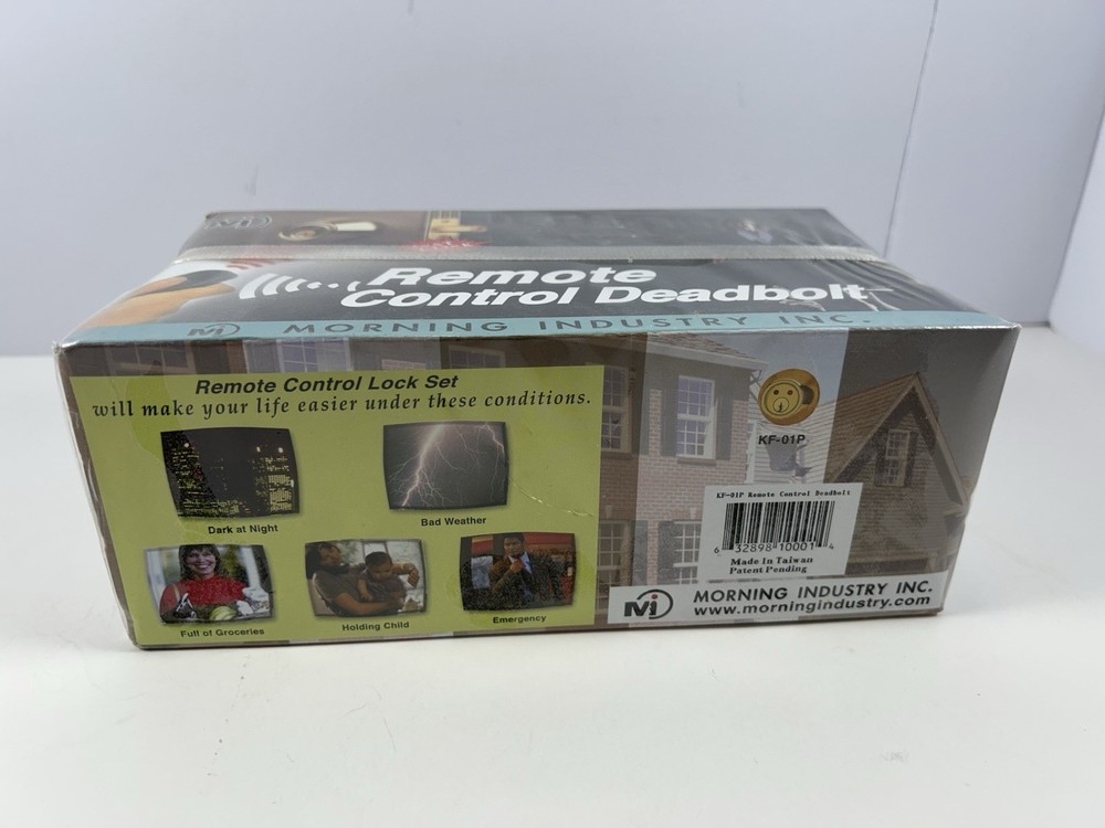 REMOTE CONTROL DEADBOLT Morning Industry Solid Brass KF-01P Sealed