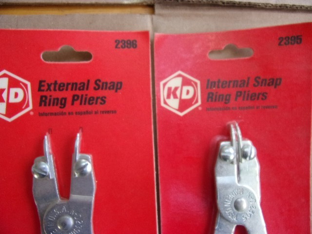 KD TOOLS INTERNAL EXTERNAL SNAP RING PLIERS 2395 AND 2396