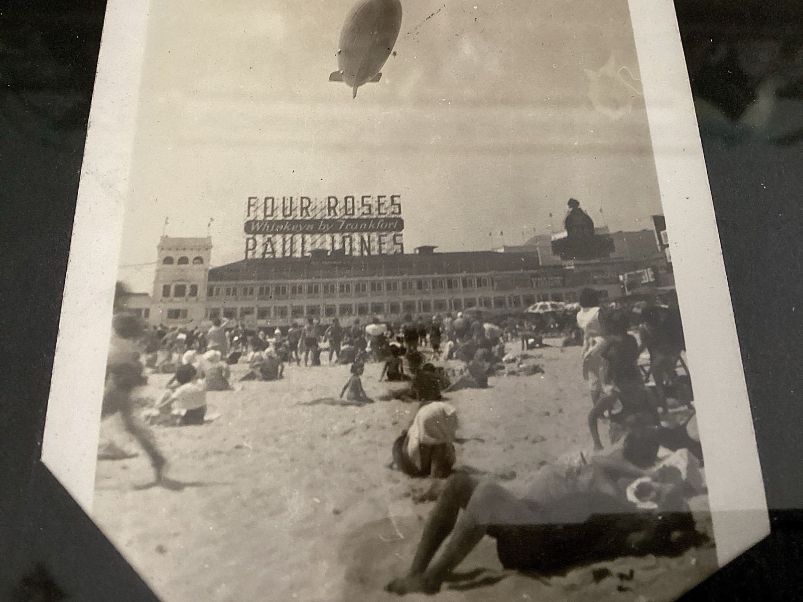 Hindenburg LZ 129 Zeppelin Rigid Airship Vintage Photo 1937 Lakehurst Dirigible