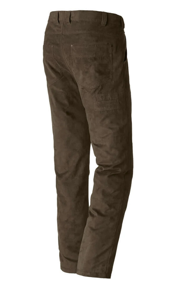 Blaser Mens Suede Trousers Light Markus