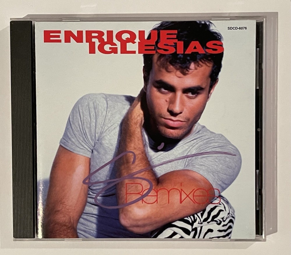 Enrique Iglesias Signed Remixes CD