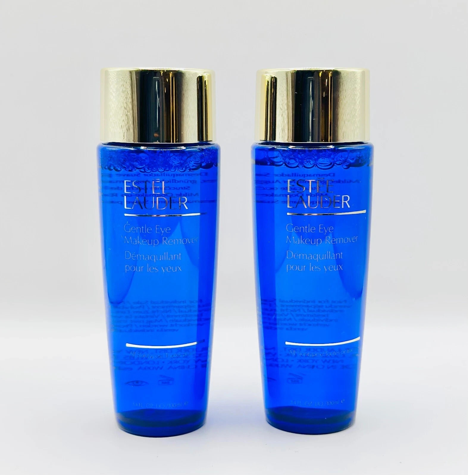 Lot of 2 Estee Lauder Gentle Eye Makeup Remover 3.4 oz/100 ml