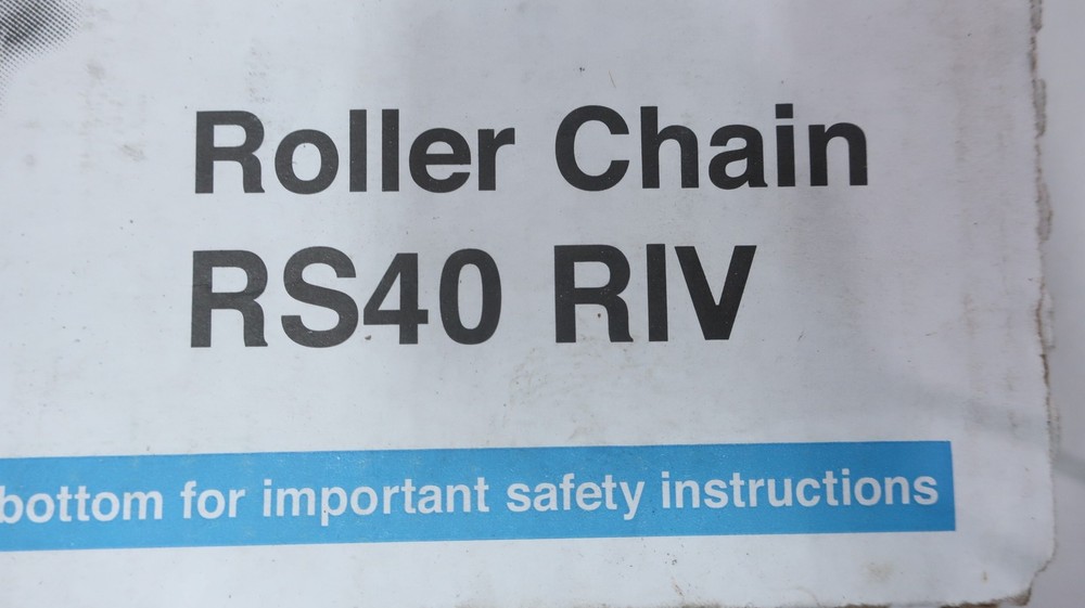 Tsubaki RS40 RIV Single Roller Chain 10ft