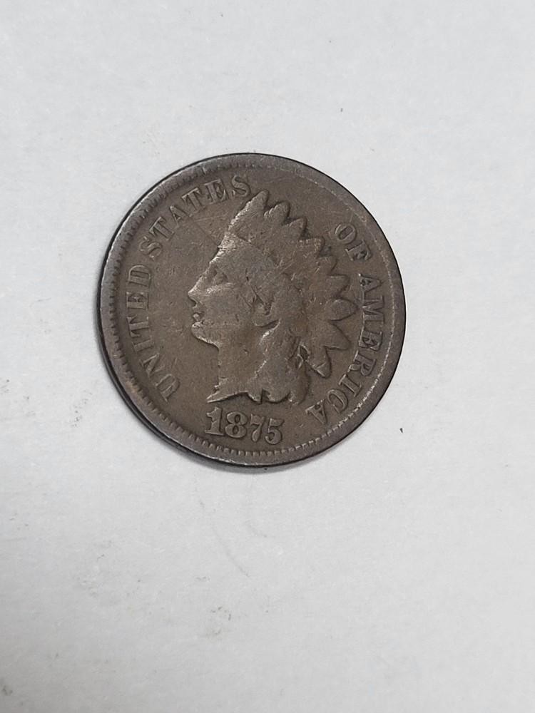 1875 Indian Head Cent CHEAP !!!!