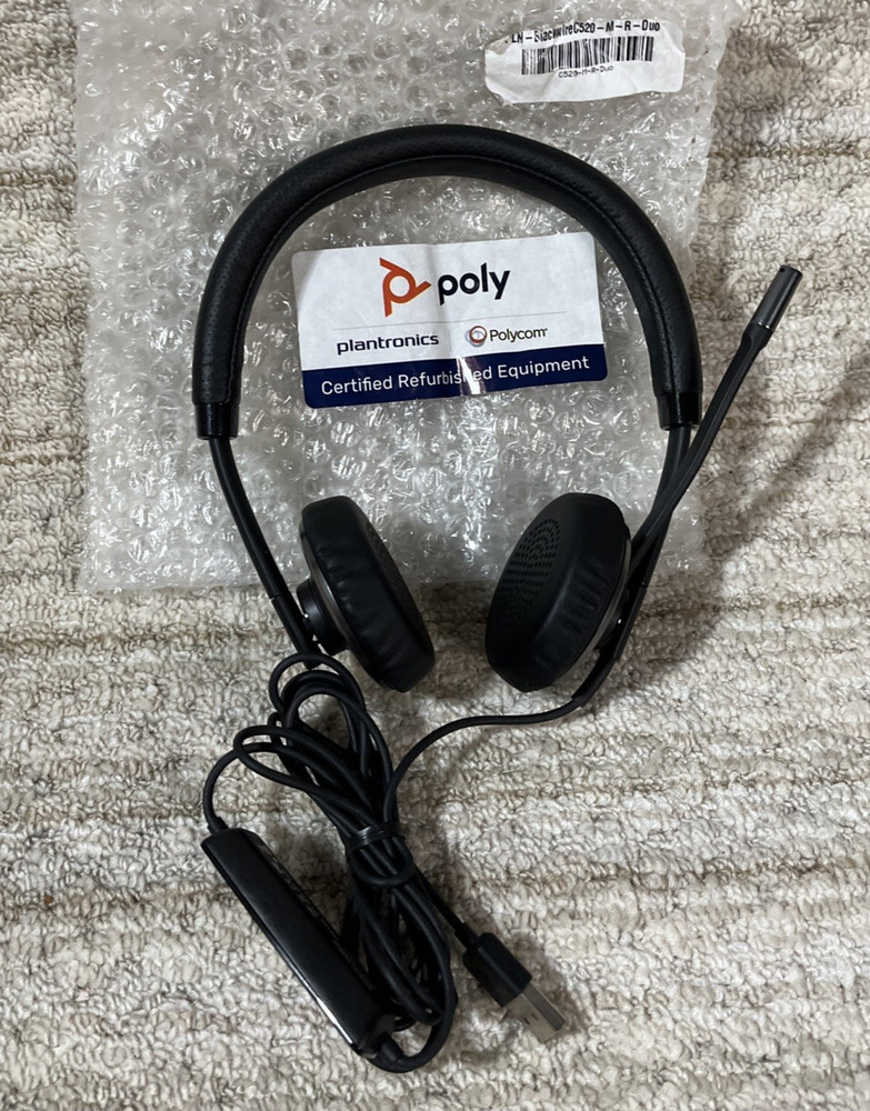Plantronics BLACKWIRE C520 USB Headband Headset