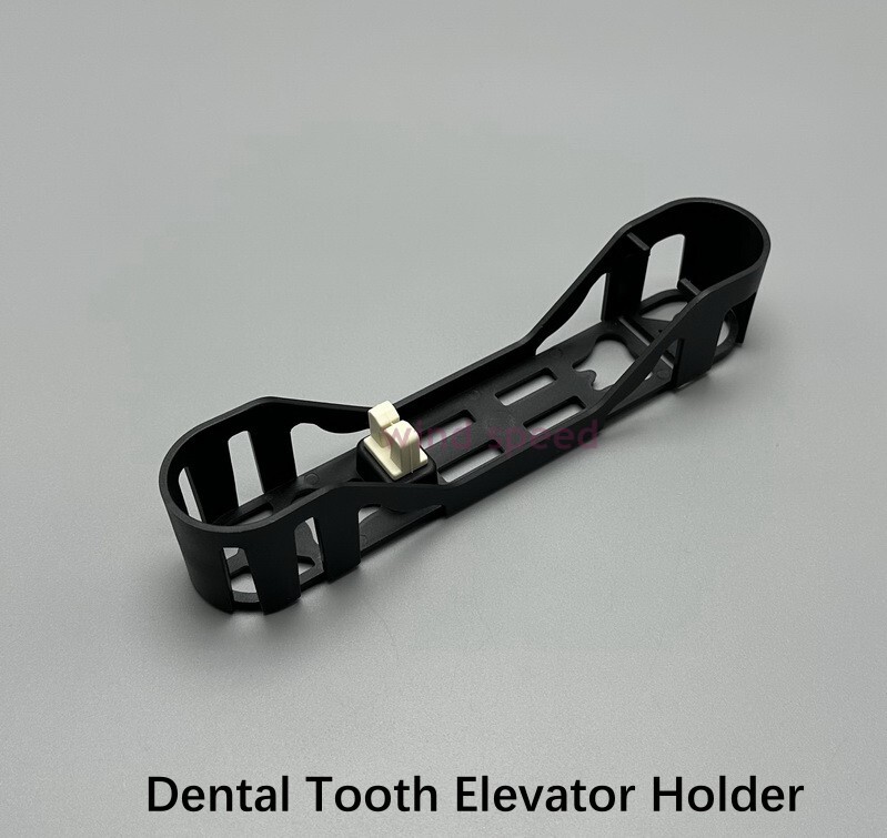 Dental Tooth Elevator Holder Plastic Rack Lab Instrument Sterilization Box Black
