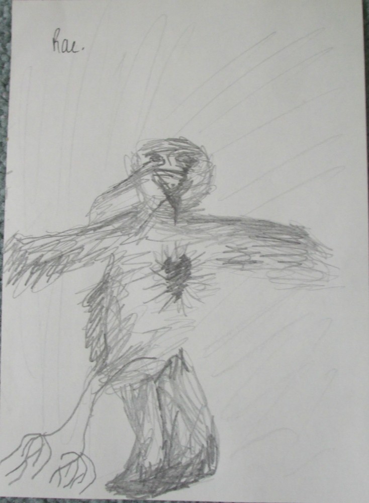 Dying bird (study 1) by Rae(2011)