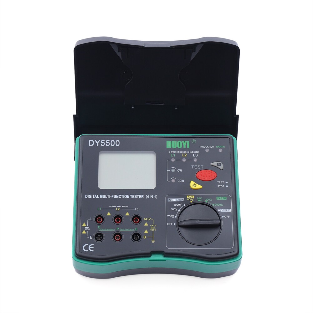 LCD multifunction tester Insulation Earth Volt Meter Test Insulation Resistance