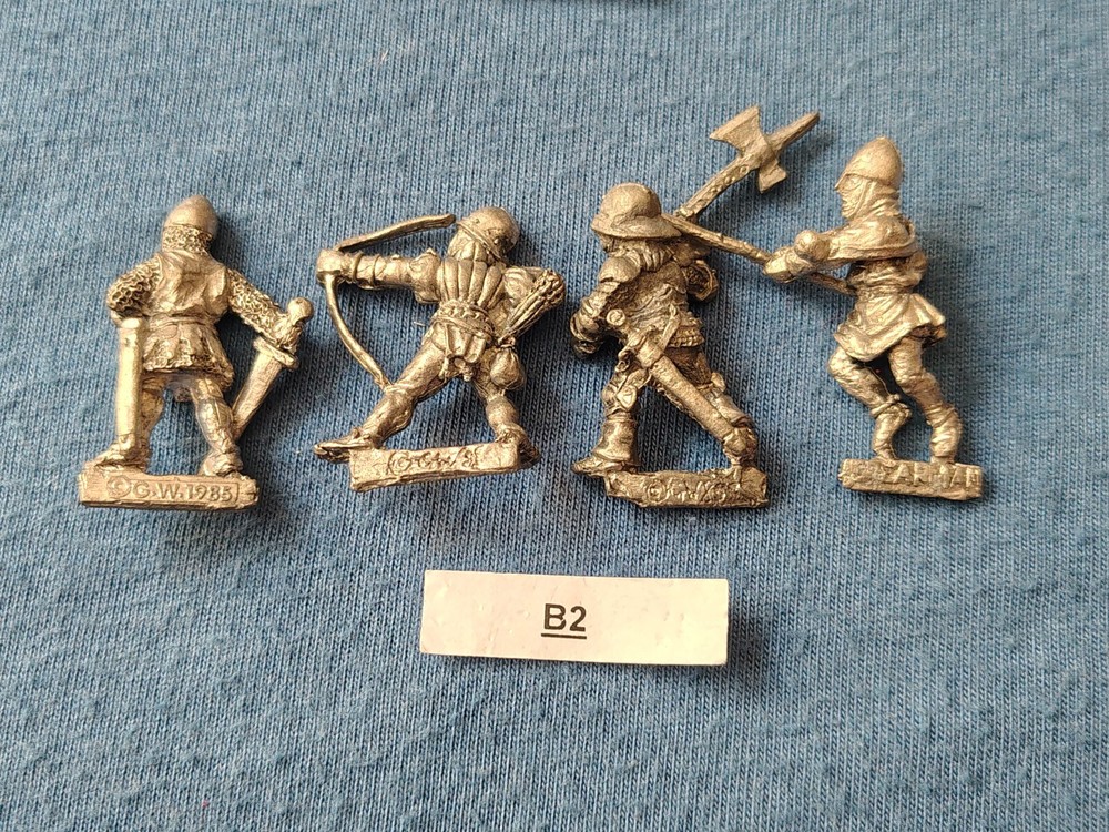 Citadel Empire Figures x 4 - Games Workshop #B2