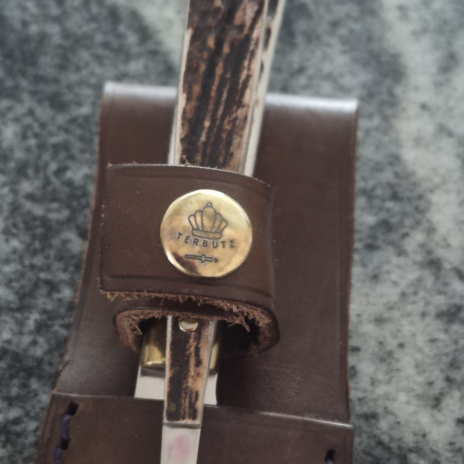 Beautiful Fixed blade knife & fork set with sheath - German Steel Blade