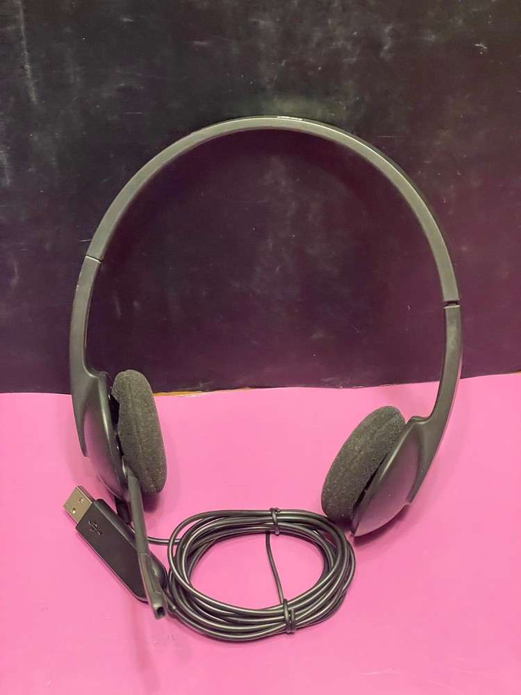Logitech H340 USB Wired Stereo Headset Noise Cancelling Mic Inline Controls