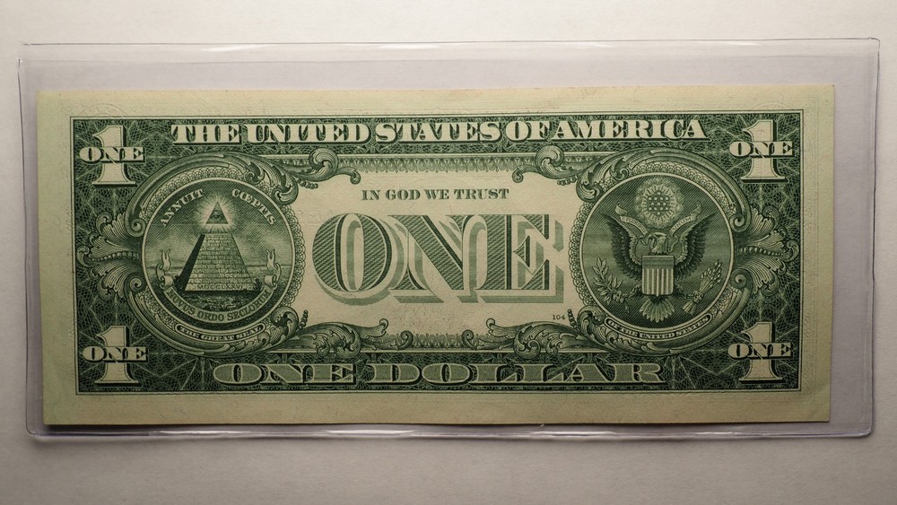 1957 $1 SILVER CERTIFICATE *NICE UNC NOTE* FREE SHIPP! S4810