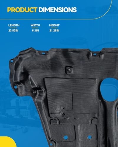 Front Lower Engine Splash Shield Under Cover Compatible with 2013 NI1228145