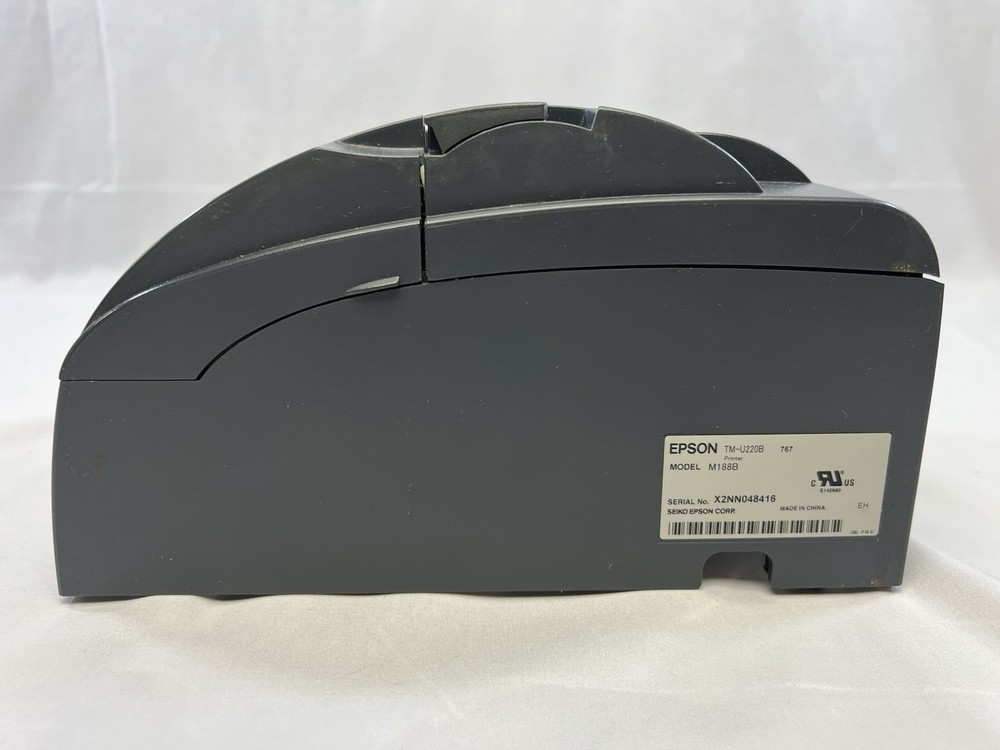 Epson TM-U220B M188B Ethernet Dot Matrix Printer (WORKS)